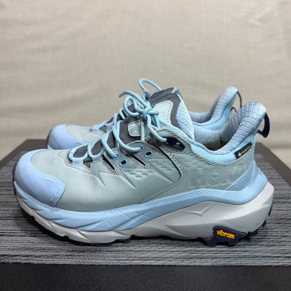 Hoka One Kaha 2 Low GTX Hiking Shoes - Womens 6.5 - Blue 1123191 SSHM Running